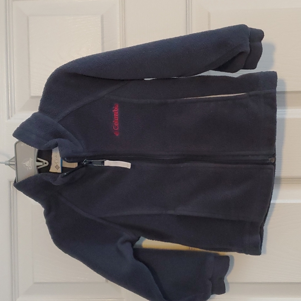 Girls 3T blue zip up fleece